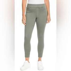 Nine West Heidi Pull-on Skinny Pants Agave Green size 14